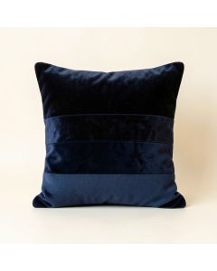 Holly Crest Filled Accent Pillow - Navy (synthetic illustration; no displayed measurements)