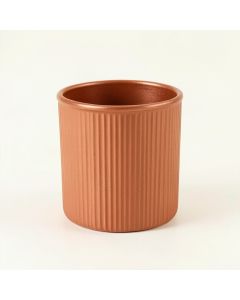 Spruce Bridge Empty Candle Holder - Terracotta (synthetic illustration; no displayed measurements)