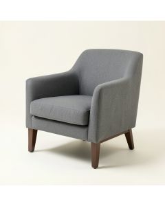 Comolli Upholstered Parsons Chair In Gray (synthetic illustration; no displayed measurements)