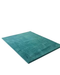 Truman Medallion Textured Weave Teal Indoor/Outdoor Area Rug (synthetic illustration; no displayed measurements)