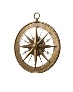 Antique Compass Rose Wall Décor