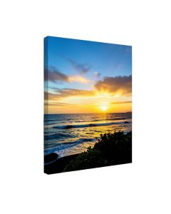 Hawaii Sunset Photographic Print On Canvas