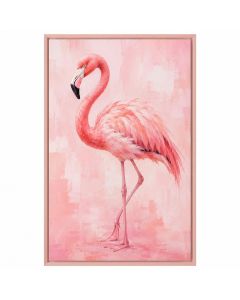 Coral Flamingo Graphic Art