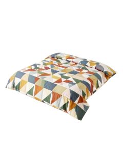 Refresh Geometric Cotton Duvet Cover (synthetic illustration; no displayed measurements)