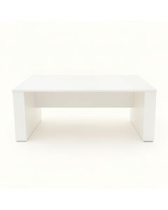 Fern Field Desktop Monitor Riser - White (synthetic illustration; no displayed measurements)
