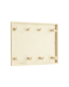 Glen Crossing Empty Wall-Mounted Tool Organizer Panel - Ivory (synthetic illustration; no displayed measurements)