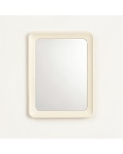 Cove Canyon Framed Wall Mirror - Ivory (synthetic illustration; no displayed measurements)