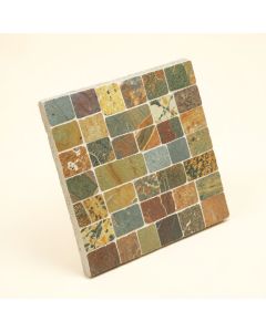 Olive Branch Random Sized Mosaic Tile (synthetic illustration; no displayed measurements)