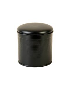 Field Brook Storage Canister With Lid - Black