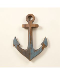 Wooden Anchor Wall Décor (synthetic illustration; no displayed measurements)