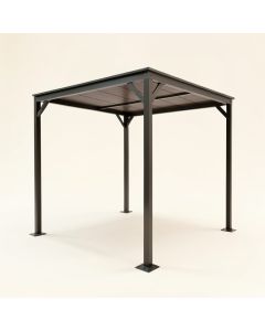 Ios Modern 10 Ft. W X 10 Ft. D Vinyl Pergola (synthetic illustration; no displayed measurements)