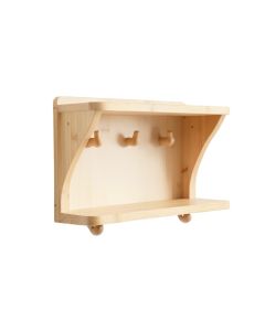 Stone Bluff Wall-Mounted Entryway Organizer Shelf - Beige (synthetic illustration; no displayed measurements)