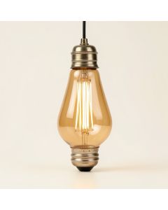 Dimmable Antique Edison St64 Incandescent Bulbs (synthetic illustration; no displayed measurements)