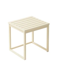 Pine Bridge Compact Balcony Table - Cream (synthetic illustration; no displayed measurements)