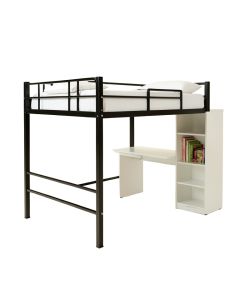 Maurice Full Loft Bed With Desk And Bookcase