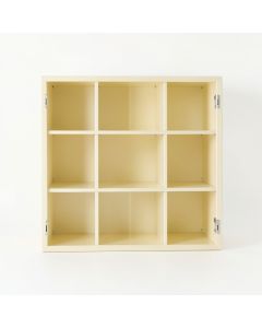 Laurel Bridge Empty Mug-Storage Cabinet Insert - Cream (synthetic illustration; no displayed measurements)