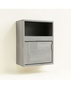 Maple Dell Wall-Mounted Entry Cabinet - Gray (synthetic illustration; no displayed measurements)