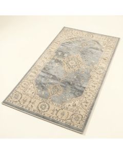 Hillsby Oriental Charcoal/Light Gray/Beige Area Rug (synthetic illustration; no displayed measurements)