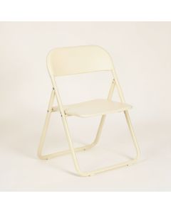 Holly Crossing Folding Outdoor Chair - Cream (synthetic illustration; no displayed measurements)
