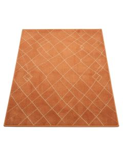 Brook Branch Rectangular Area Rug - Terracotta (synthetic illustration; no displayed measurements)