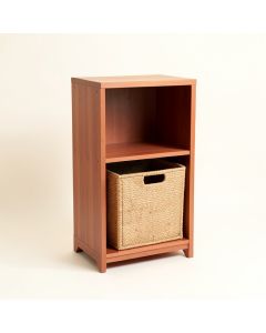 Hazel Brook Freestanding Pull-Out Hamper Cabinet - Terracotta (synthetic illustration; no displayed measurements)