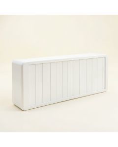 Hill Arc Narrow Outdoor Storage Bench (synthetic illustration; no displayed measurements)