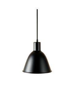 Briar Bend Pendant Light Suspended From One Plain Cable - Black (synthetic illustration; no displayed measurements)