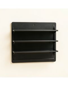 Shore Crossing Empty Wall-Mounted Tool Organizer Panel - Black (synthetic illustration; no displayed measurements)