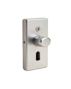 Broadway Lever With Greenwich Trim Keyed Entry Lock