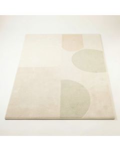 Elm Bridge Rectangular Area Rug - Cream (synthetic illustration; no displayed measurements)