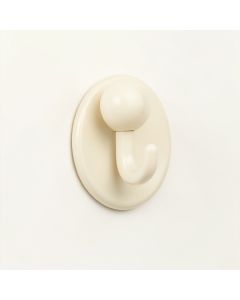 Clay Canyon Wall-Mounted Robe Hook - Cream (synthetic illustration; no displayed measurements)