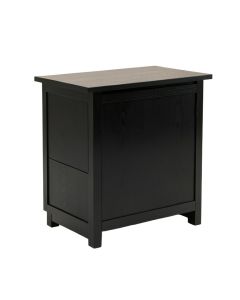 Holly Bend Freestanding Laundry Folding Counter - Black (synthetic illustration; no displayed measurements)