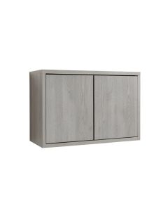 Slate Crest Wall-Mounted Entry Cabinet - Gray (synthetic illustration; no displayed measurements)