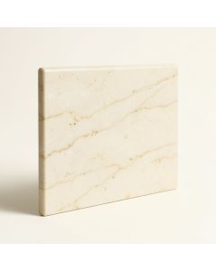 Bianco Carrara Marble Side Splash (synthetic illustration; no displayed measurements)