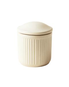 Dawn Bridge Storage Canister With Lid - Ivory