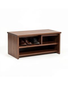 Uwais Solid Wood Shoe Storage Bench (synthetic illustration; no displayed measurements)
