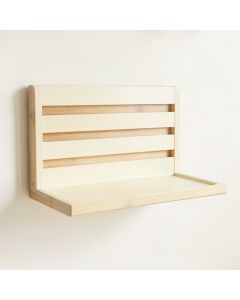 Reed Bend Wall-Mounted Entryway Organizer Shelf - Cream (synthetic illustration; no displayed measurements)