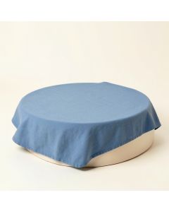Slate Branch Flat Bed Sheet - Blue (synthetic illustration; no displayed measurements)