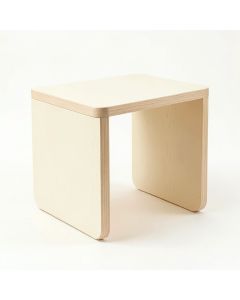Reed Arc Side Table - Cream (synthetic illustration; no displayed measurements)