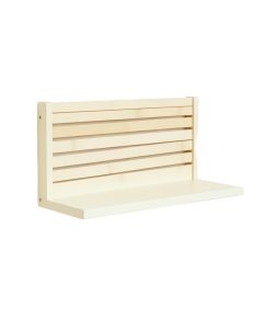 Sage Dale Wall-Mounted Entryway Organizer Shelf - Ivory