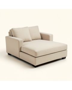 Futon Sofa Bed Modern Linen Upholstered Couch (synthetic illustration; no displayed measurements)