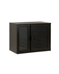 Hill Crossing Wall-Mounted Entry Cabinet - Black (synthetic illustration; no displayed measurements)