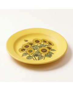 Kangley Sunflower Fields 9 '' Salad Plate (synthetic illustration; no displayed measurements)