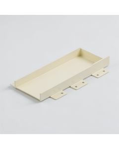 Cove Dell Empty Under-Desk Cable Tray - Ivory (synthetic illustration; no displayed measurements)