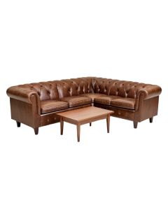 Doucette Mid Century Modern 2 Piece Button Tufted Living Room Set
