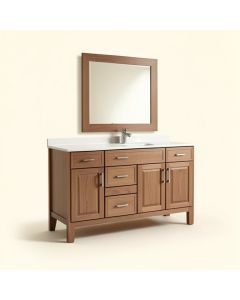 Estelle 31 '' Single Bathroom Vanity Set (synthetic illustration; no displayed measurements)