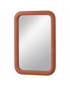 Rowan Canyon Framed Wall Mirror - Terracotta
