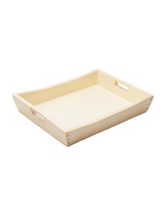 Dawn Bend Serving Tray - Cream (synthetic illustration; no displayed measurements)