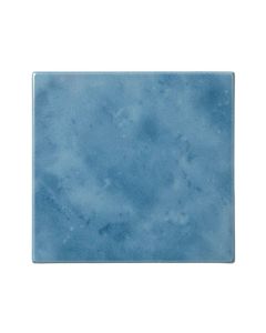 Harbor Bridge Uninstalled Square Decorative Tile - Blue