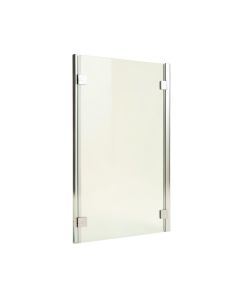 Pratika 41.62 '' W X 56 '' H Pivot Frameless Tub Door